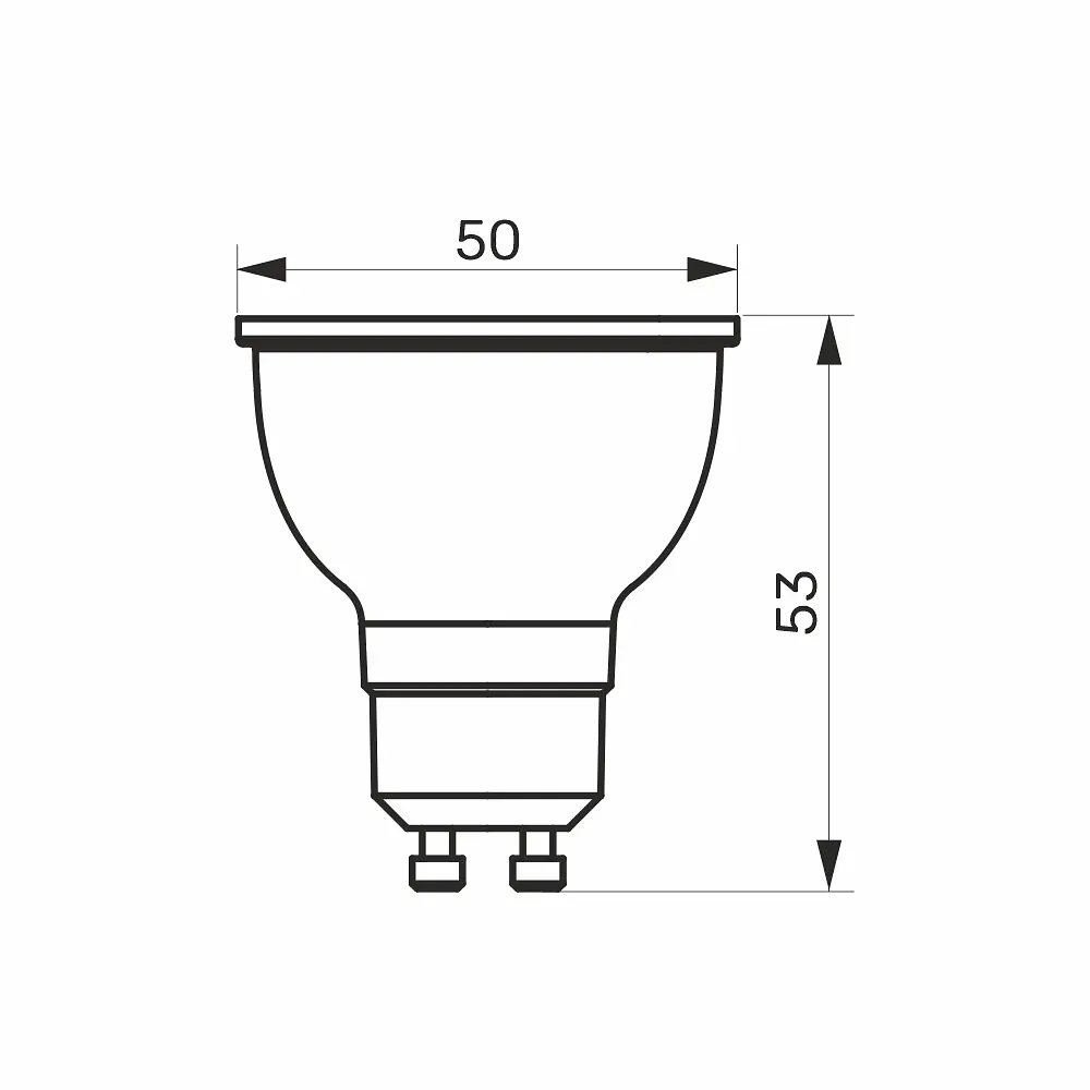 LED-лампа Titanum MR16 6W GU10 4100K (27006-000) - фото 3