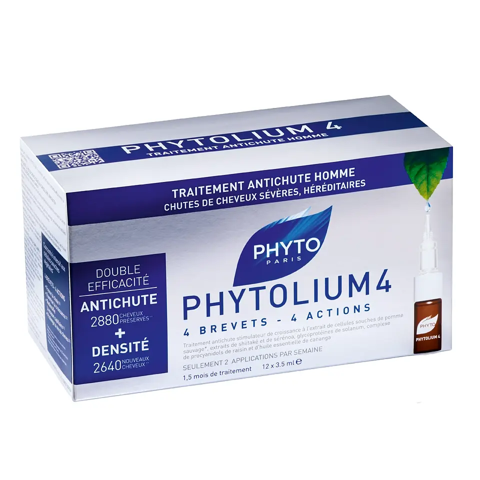 Концентрат для шкіри голови проти випадання волосся Phyto Phytolium 4, 12 шт. по 3,5 мл (P1117) - фото 2