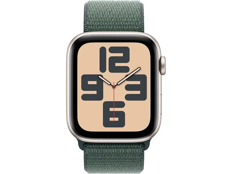Смарт-годинник Apple Watch SE 2 GPS 44mm Starlight Aluminium Case w. Lake Green Sport Loop (MXEW3) - фото 2