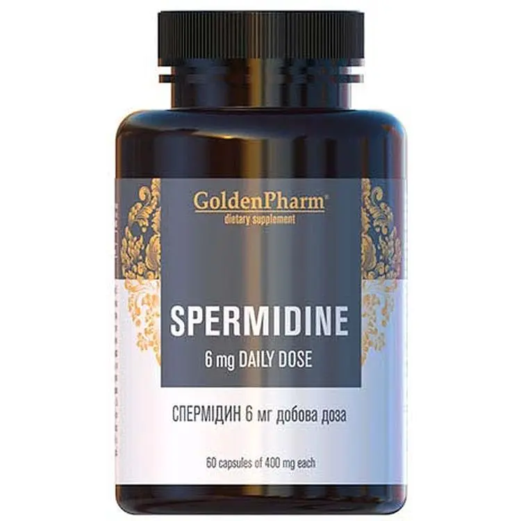 Спермідин Golden Pharm 400 мг 60 капсул