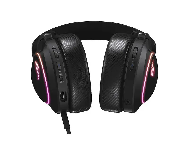 Навушники з мікрофоном Asus ROG Delta II Black (90YH03W0-BHUA00) - фото 3