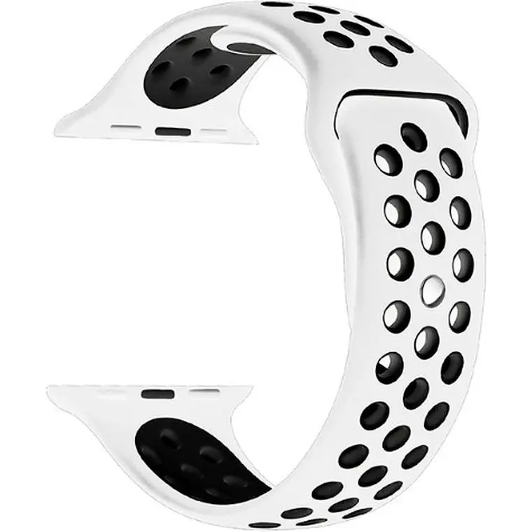 Ремінець Sport Nike для Apple Watch 42/44/45/46/49mm White/Black [119473] - фото 2
