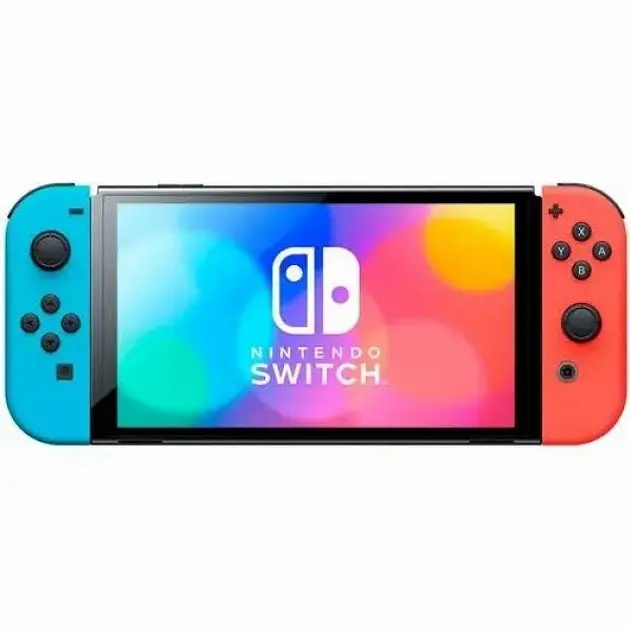 Портативна ігрова консоль Nintendo Switch Oled Red/Blue + Mario Kart 8 Deluxe (Download code) + 3 months - фото 2