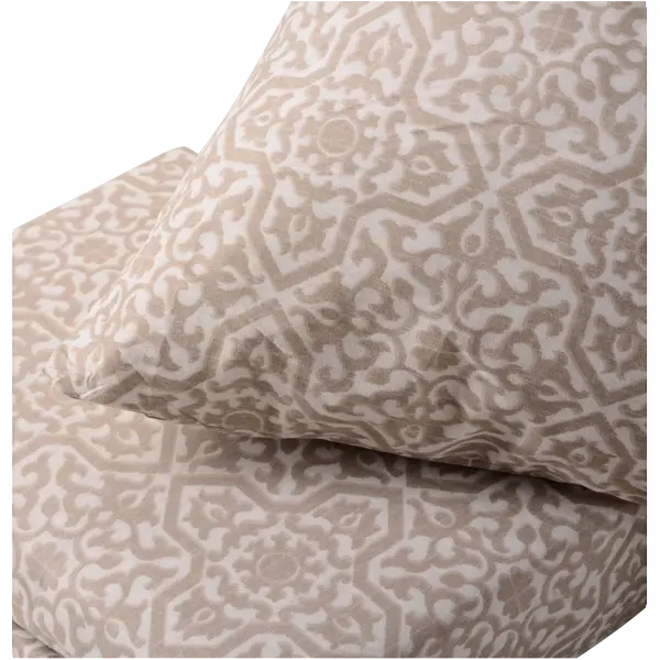 Комплект постільної білизни Soho Сімейний 2 шт. - 150x200 см Grandeco Cream - фото 3