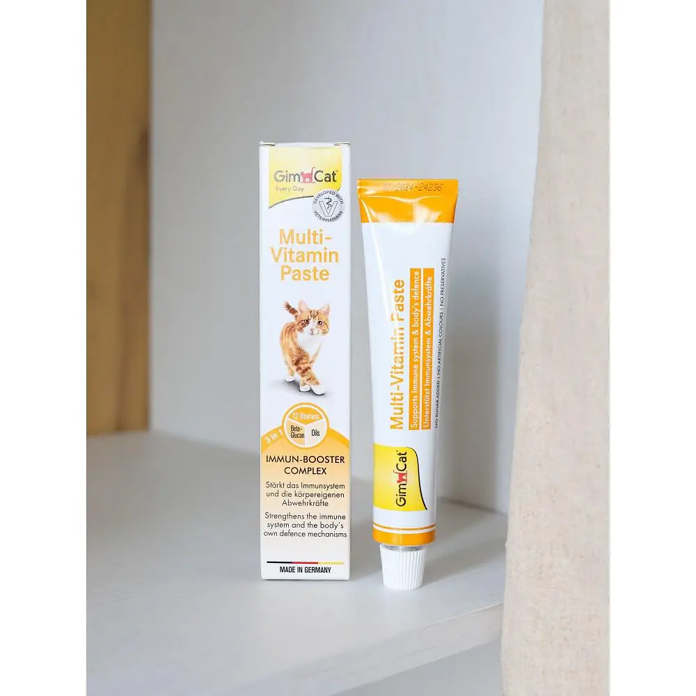 Ласощі для кішок GimCat Multi-Vitamin Paste мультивітамін 100 г - фото 5
