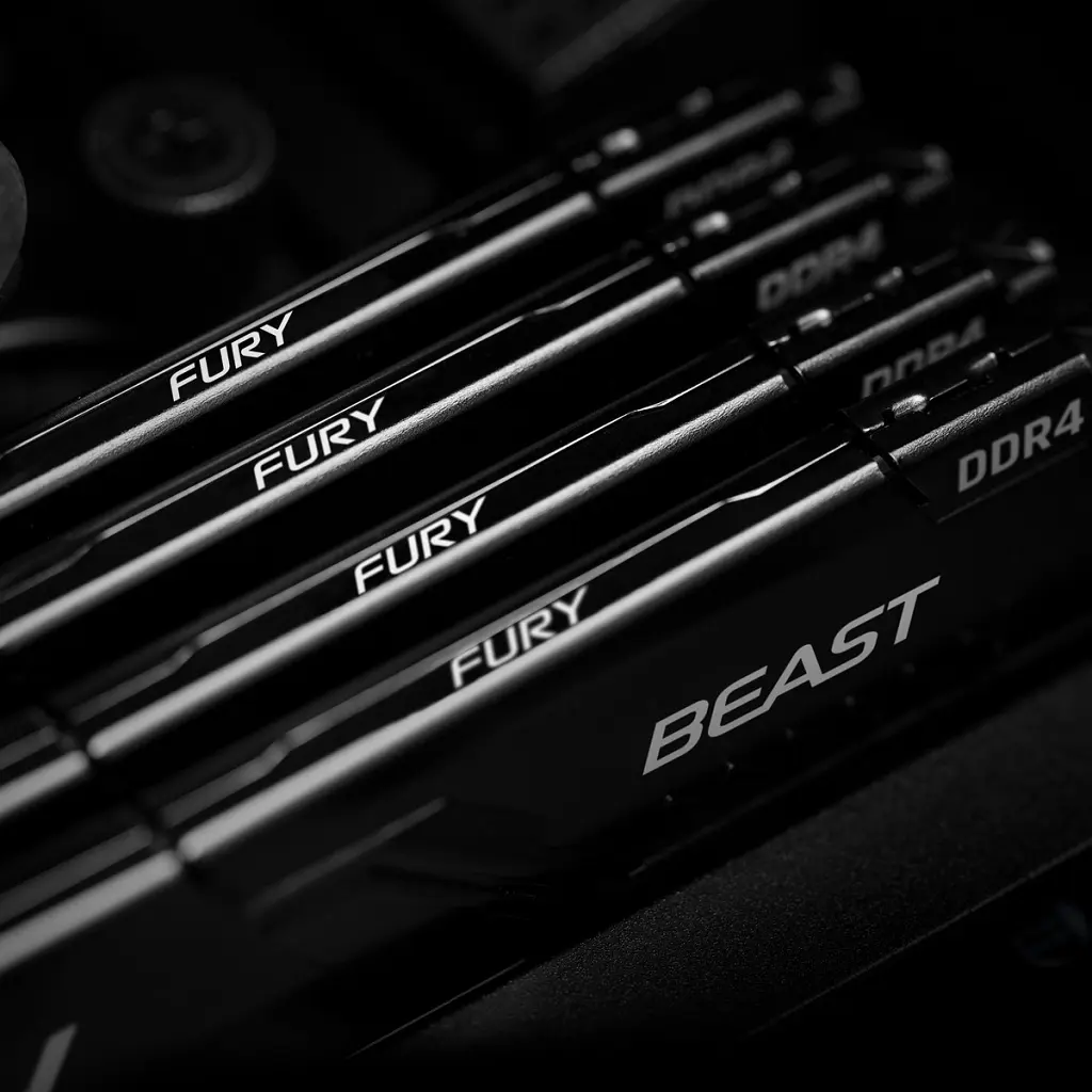 Модуль пам'яті для комп'ютера DDR4 32GB (2x16GB) 3200 MHz Fury Beast Black Kingston Fury (ex.HyperX) (KF432C16BBK2/32) - фото 7