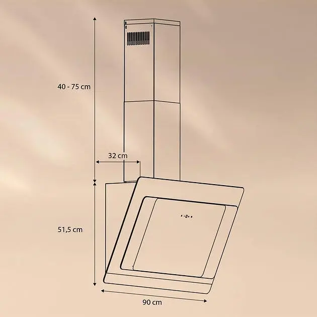 Вытяжка Klarstein Aurora 90 (10040237) - фото 7