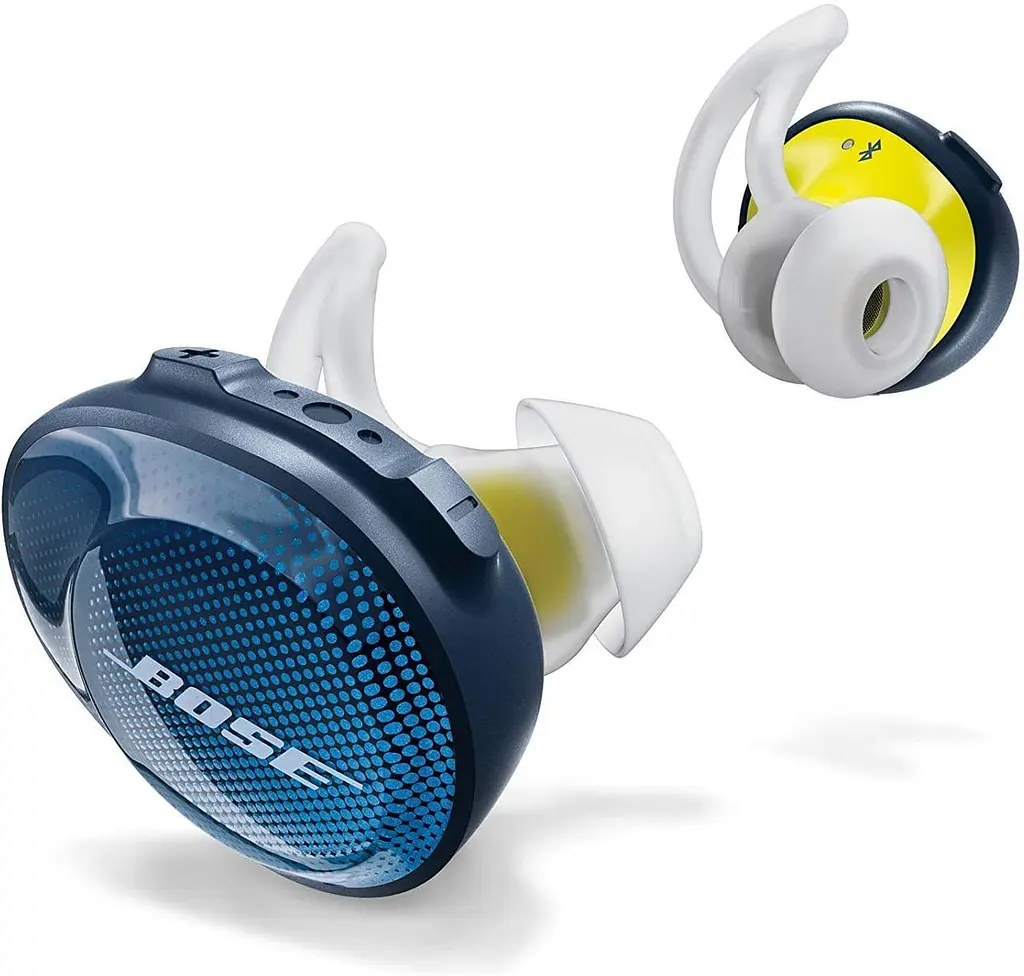 Наушники Bose SoundSport Free Wireless Headphones Blue/Yellow (774373-0020) - фото 2