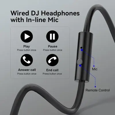 Наушники OneOdio Pro 10 3.5 мм/6.35 мм Black (Pro 10 Black) - фото 6