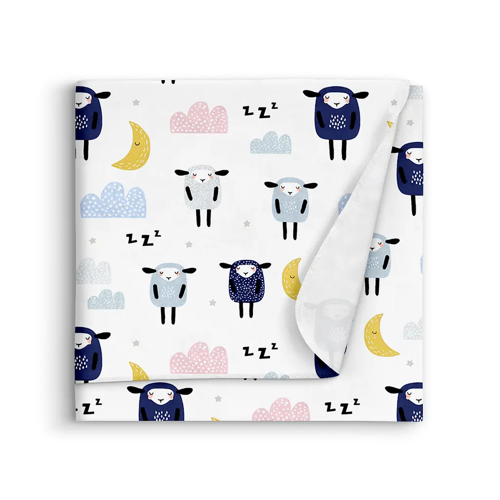Фланелеві пелюшки 100х120 SHEEP BLUE COSAS (2200000002662)