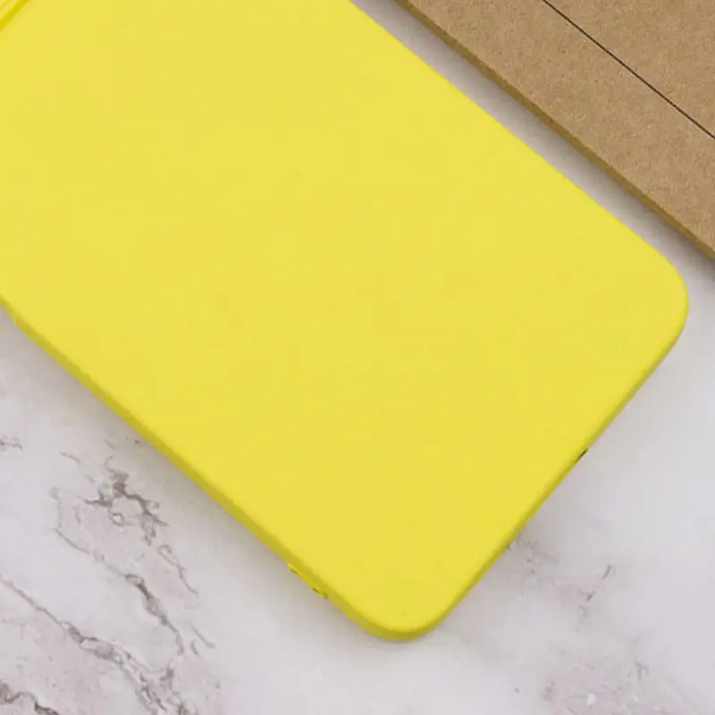 Чехол Silicone Cover Lakshmi Full Camera (A) для Oppo A38 / A18 Желтый / Flash - фото 3