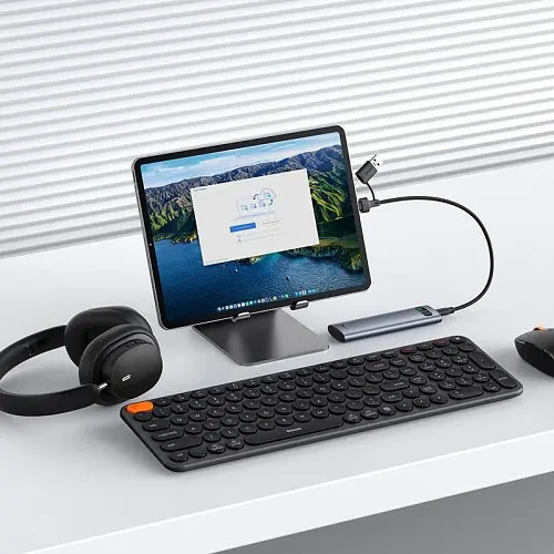 Корпус Baseus для SSD FlyJoy Series SSD Enclosure для (M.2 NVMe and SATA) сірий B00760600811-02 - фото 5