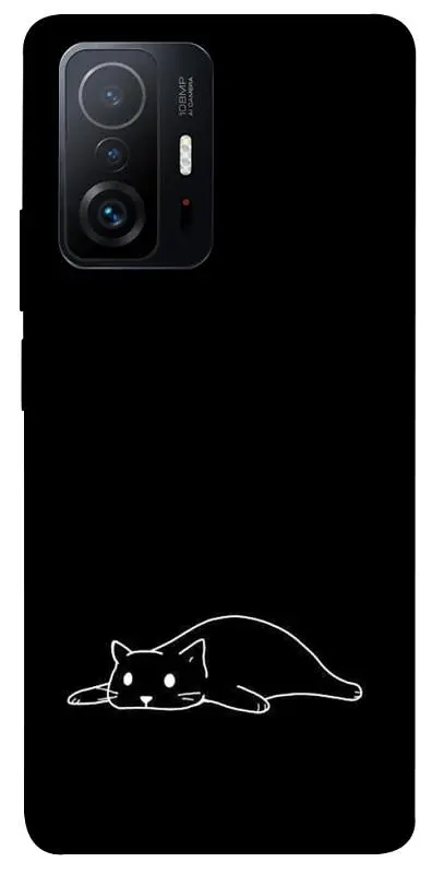 TPU чохол Demsky Lazy cat для Xiaomi 11T / 11T Pro