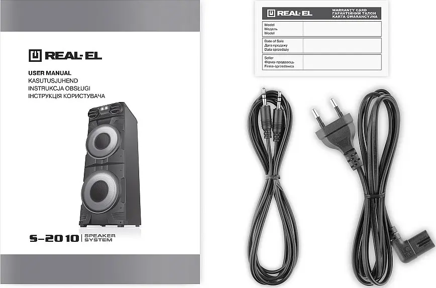 Акустична система REAL-EL S-2010 Black - фото 9