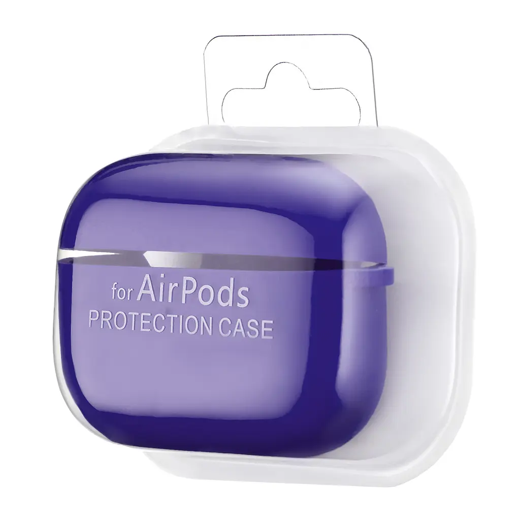Чохол Silicone Case 2,5mm with microfiber for AirPods Pro Deep Purple - фото 2