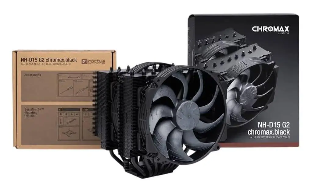 Кулер для процесора Noctua NH-D15 G2 Chromax Black (NH-D15 G2 CHROMAX.BLACK) - фото 5