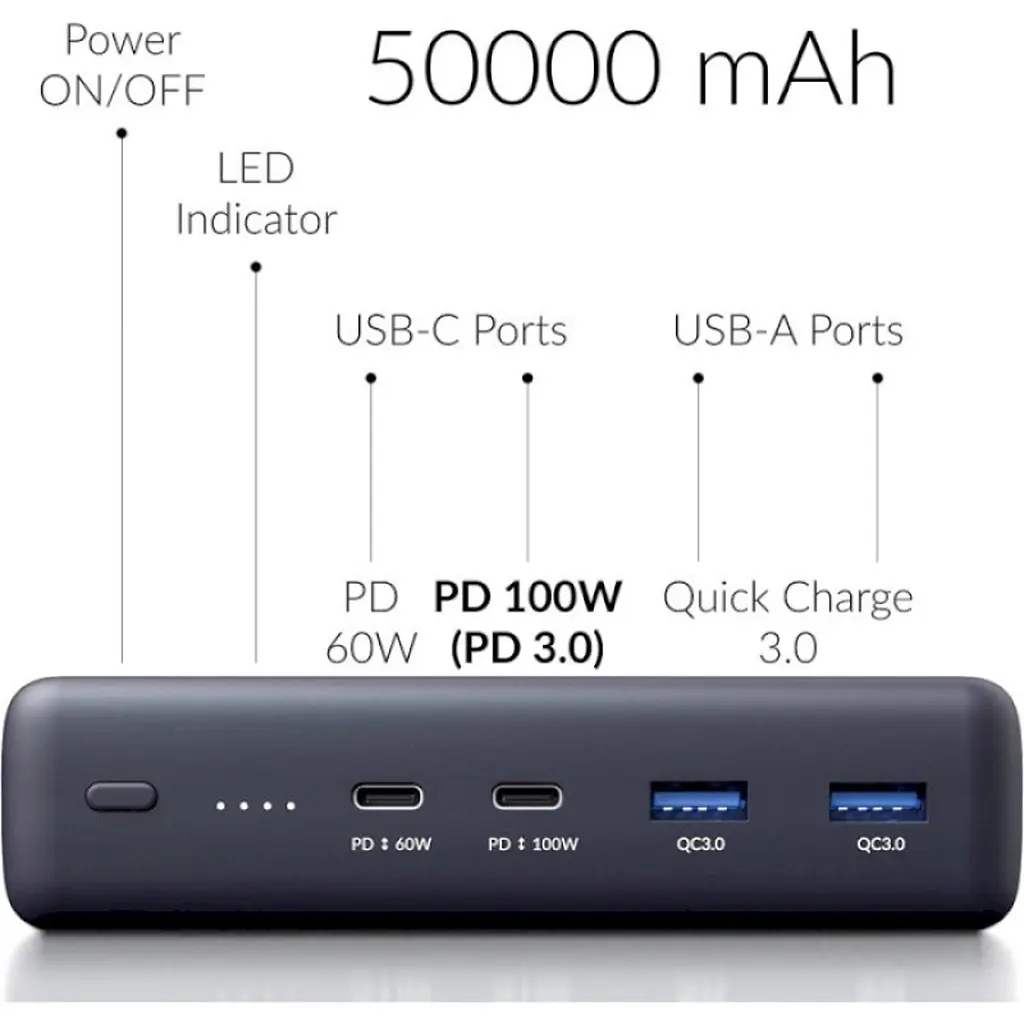 УМБ Voltero S50 50000mAh 100W PD3.0 PPS (8720828063200) - фото 3