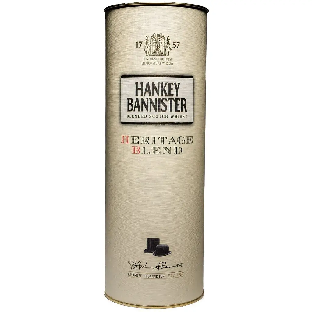 Віскі Hankey Bannister Heritage Blend Blended Scotch Whisky 46% 0.7 л у тубусі - фото 2