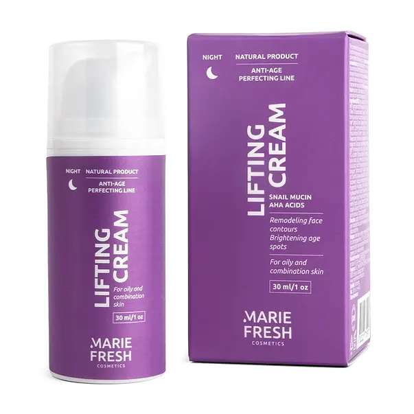 Набір денний + нічний крем для обличчя Marie Fresh Cosmetics Anti-age Perfecting Line Lifting для жирної та комбінованої шкіри (2 шт. х 30 мл) - фото 3