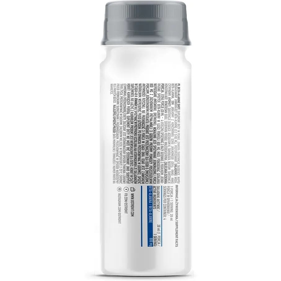 Передтренік OstroVit Beta-Alanine Shot 80 мл - фото 2
