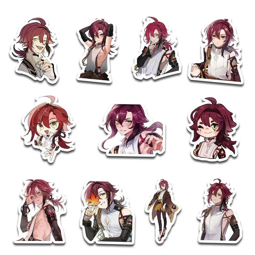 Стикерпак GeekLand Genshin Impact Shikanoin 45 штук (SP GI SH 01) - фото 5