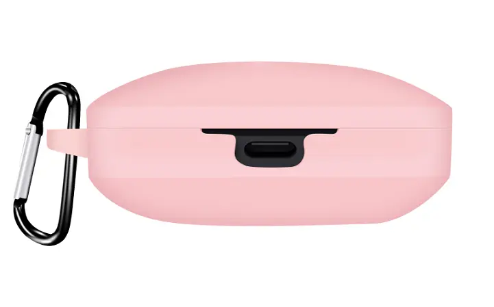 Чехол-накладка DK для Xiaomi Redmi Buds 5 | Silicone Candy Friendly с карабином (017206) (pink) - фото 2