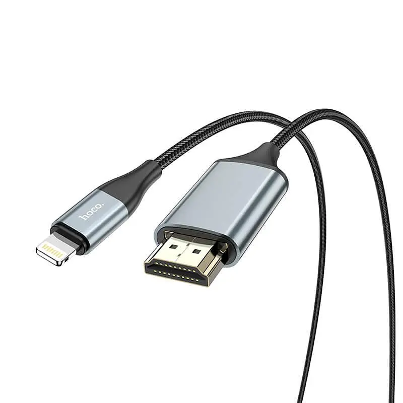 Кабель адаптер 2 метри HOCO UA15 Lightning to HDMI - конвертер перехідник - фото 2