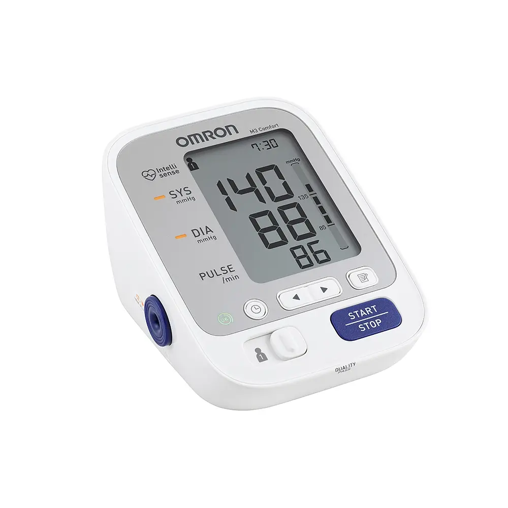 Тонометр Omron M3 Comfort (HEM-7134-ALRU) автоматический на плечо с адаптером - фото 3