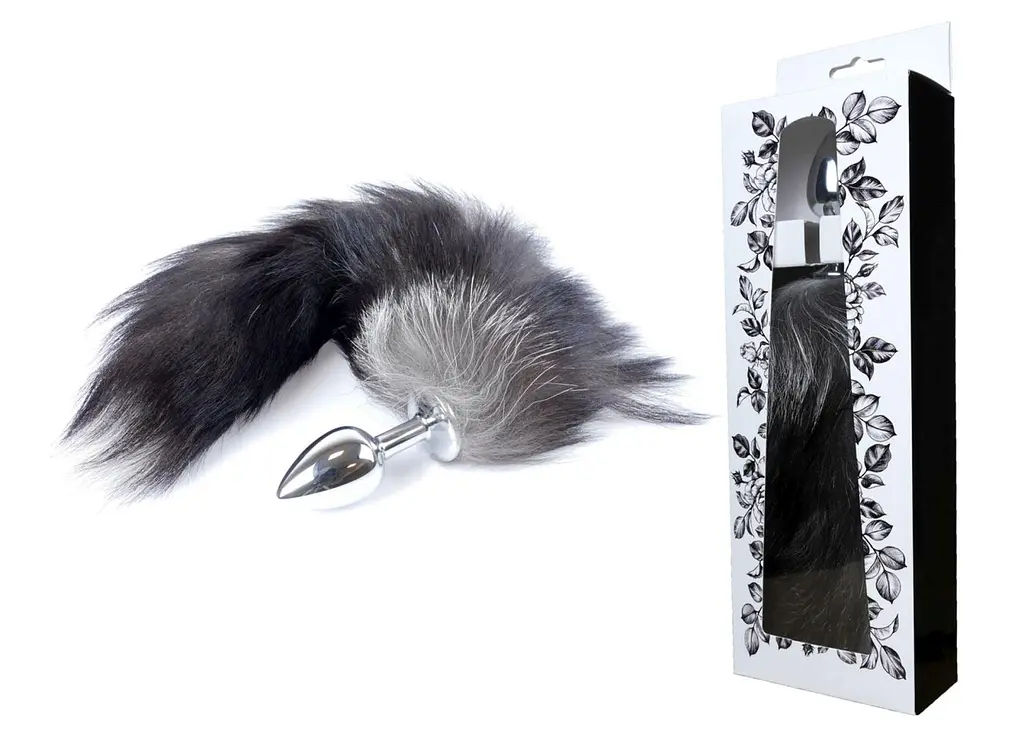 Анальна пробка Boss Fox TAIL Black XXL 9 см (чорний) - фото 10