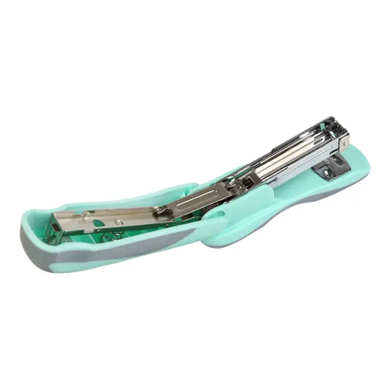 Степлер Buromax пластиковий PASTEL, 20 аркушів, (скоби №24, 26), 111 х 62 х 32 мм, м'ятний (BM.4215-38) - фото 4