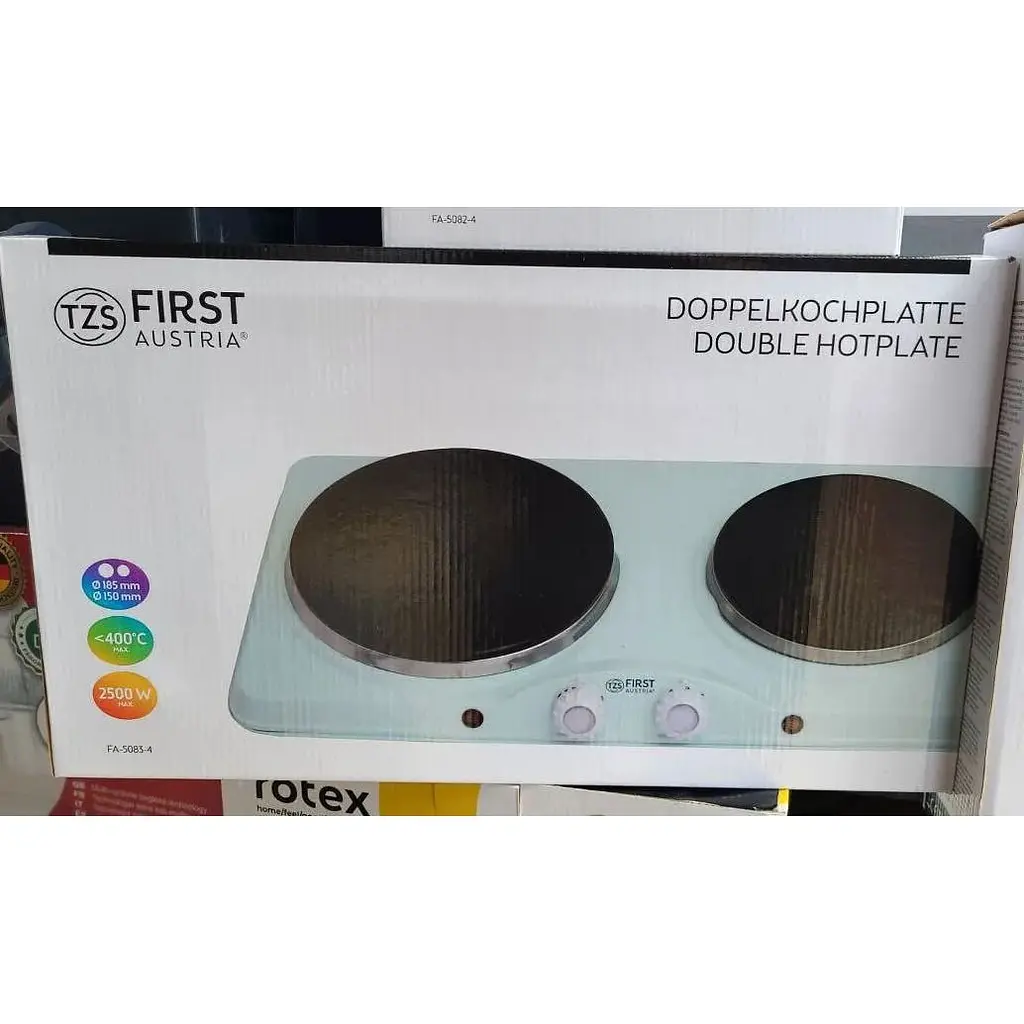 Настільна двоконфоркова плита електрична FIRST FA-5083-4 переносна  - фото 6