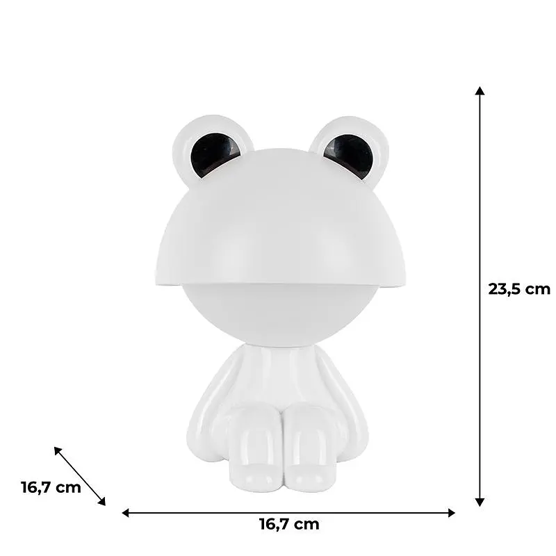 Светильник-ночник Kite LED с аккумулятором Cute Froggy белый (K25-316-3-1) - фото 5