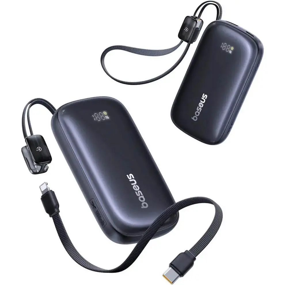 Зовнішній акумулятор Baseus EnerFill Qpow 3 Ultra 10000mAh 22.5W Black (E0027L00) [152259] - фото 2