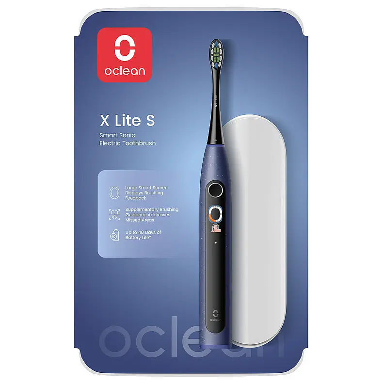 Электрическая зубная щетка Oclean X Lite Set Blue - фото 8