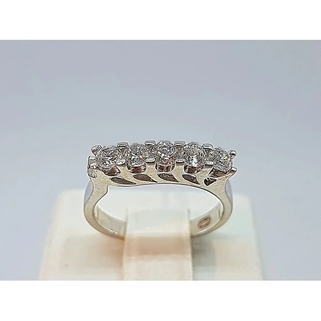 Серебряное кольцо Золотой квартал с фианитами. Артикул 309431 16,5 - фото 3