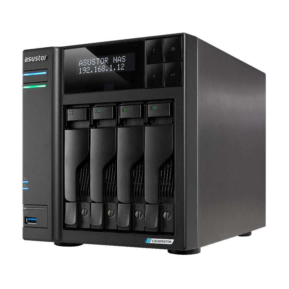 Сетевой накопитель Asustor Lockerstor 4 Gen2 (AS6704T) Black - фото 2