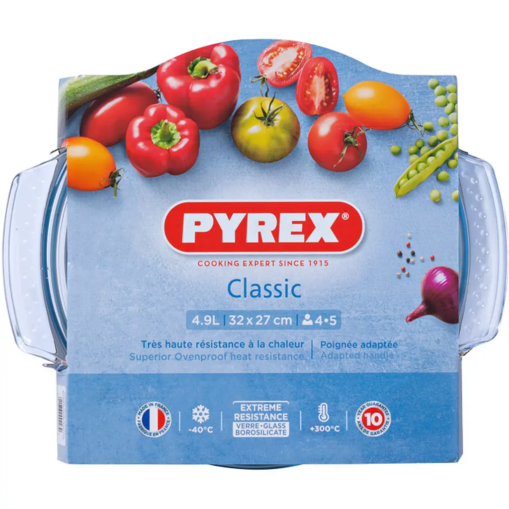 Каструля для духовки Pyrex Classic 3.5+1.4 л (118A000/7143) - фото 3