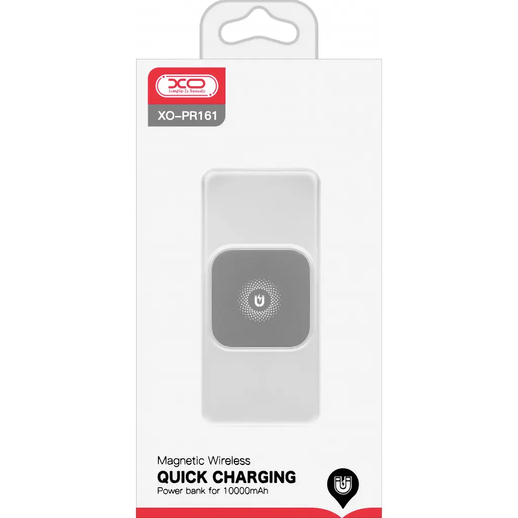Зовнішній акумулятор XO Magnetic Wireless 10000mAh 22.5W White [XOPR161] [120524] - фото 3