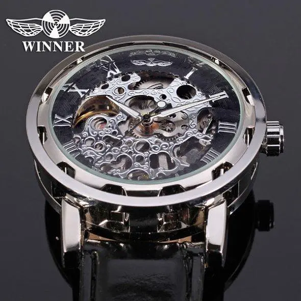 Жіночий механічний годинник Winner Black II - фото 2