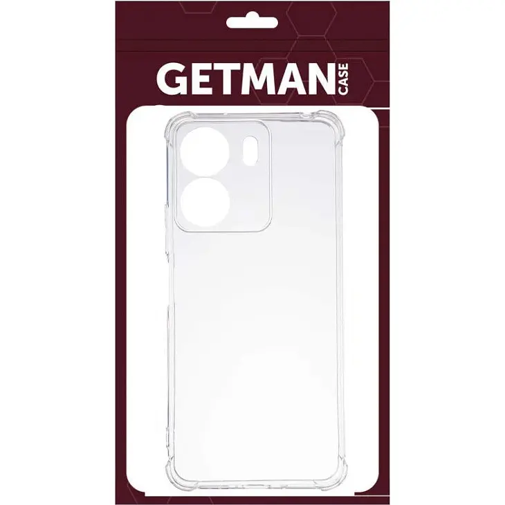 Чехол GETMAN Full Camera Case для Xiaomi Redmi 13C / Poco C65 Transparent [117303] - фото 6