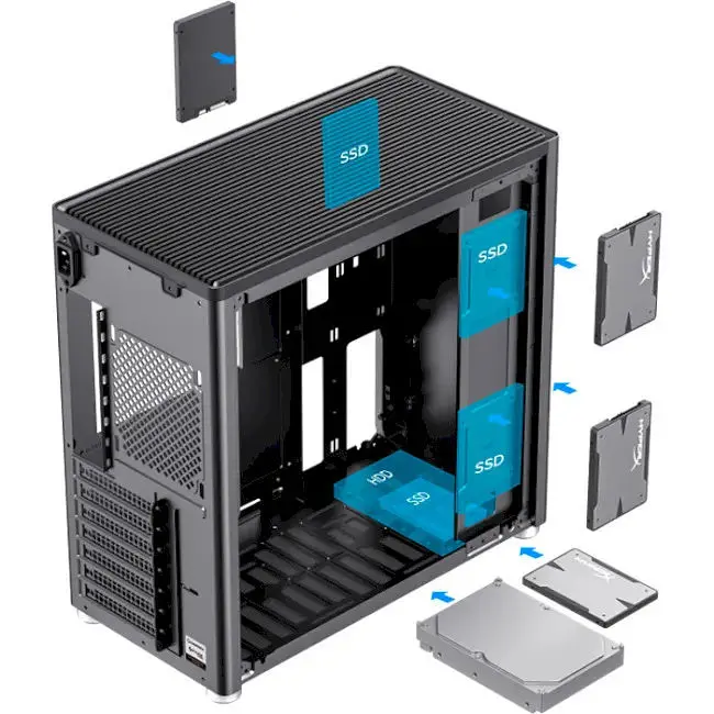 Корпус GameMax Spark Pro Black - фото 5