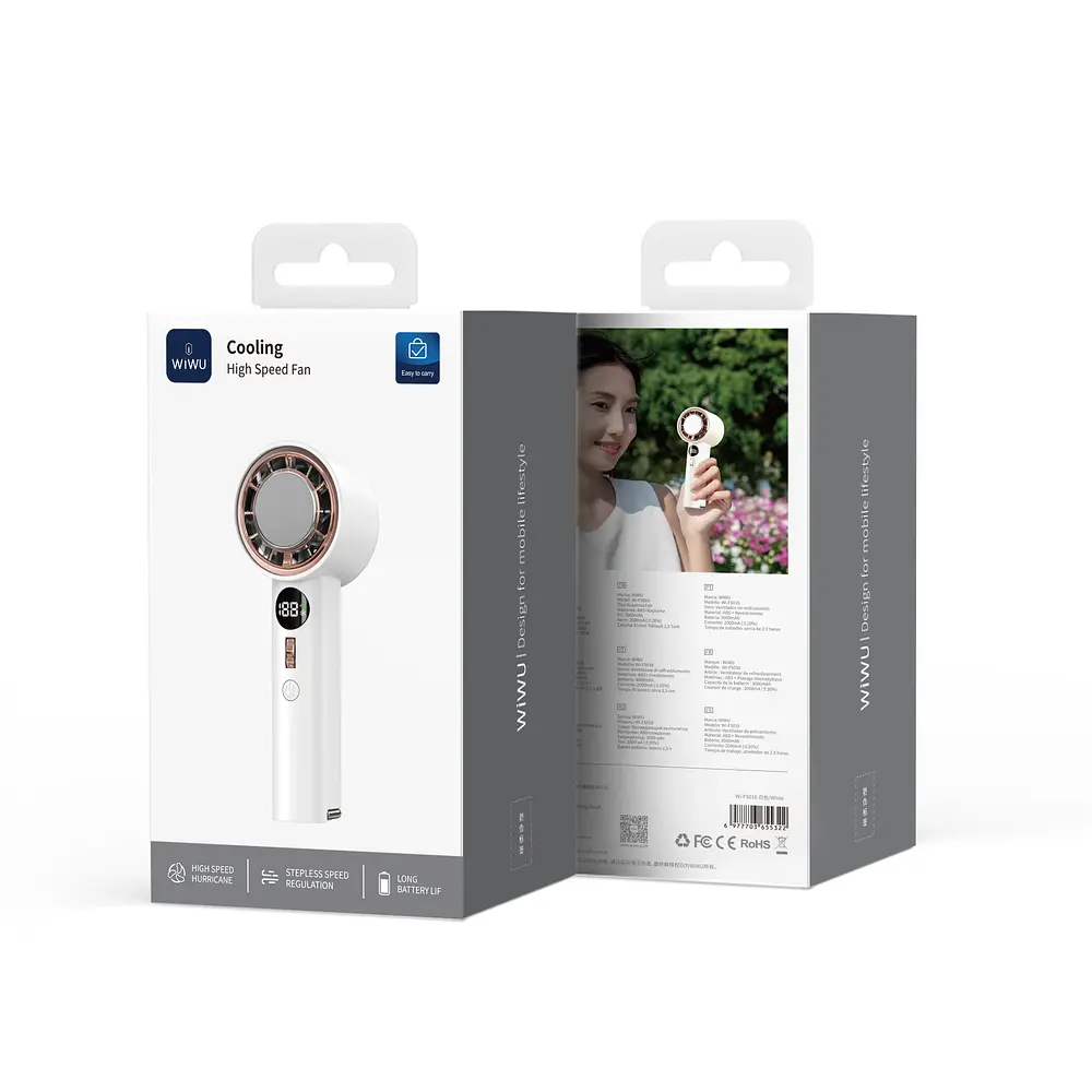 Вентилятор WIWU Cooling High Speed Fan Wi-FS016 White - фото 8