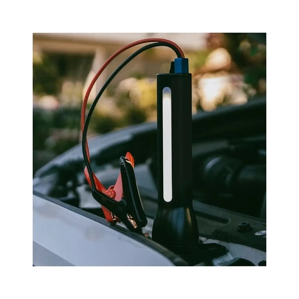 Пуско зарядний пристрій Mophie 9900mAh 2A, бустер 400A, вбудований ліхтарик 450lm, Black (53046) - фото 9