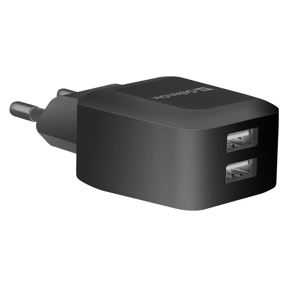 Зарядний пристрій 2xUSB 12W 2.1А EPA-13 чорний Defender - фото 2