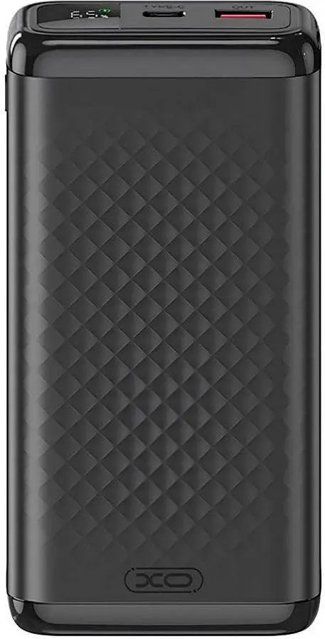 Універсальна мобільна батарея XO PB309 22.5W Digital Fast Charger 20000mAh Чорний - фото 4