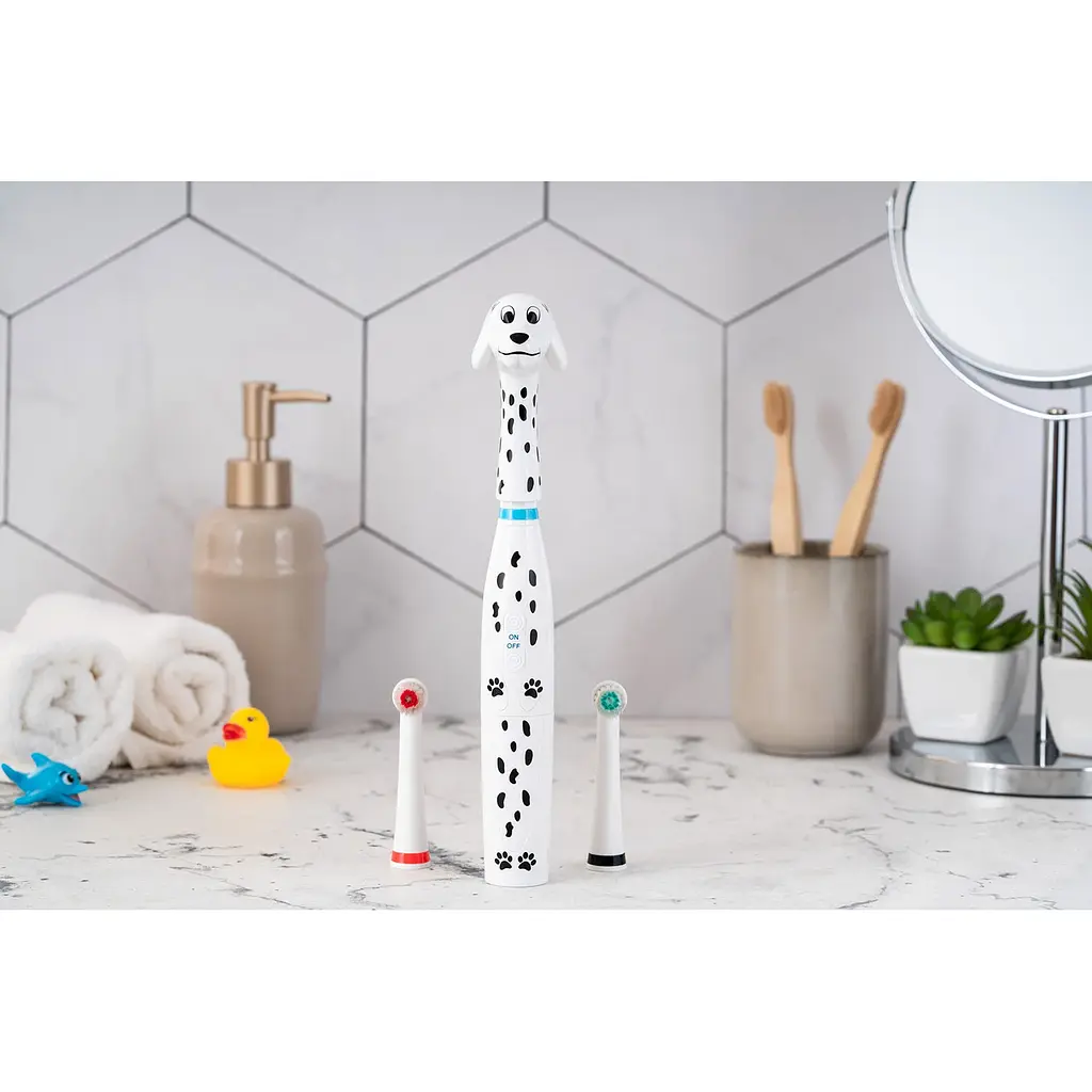 Електрична дитяча зубна щітка Ardesto ETB-003DOG біла - фото 7