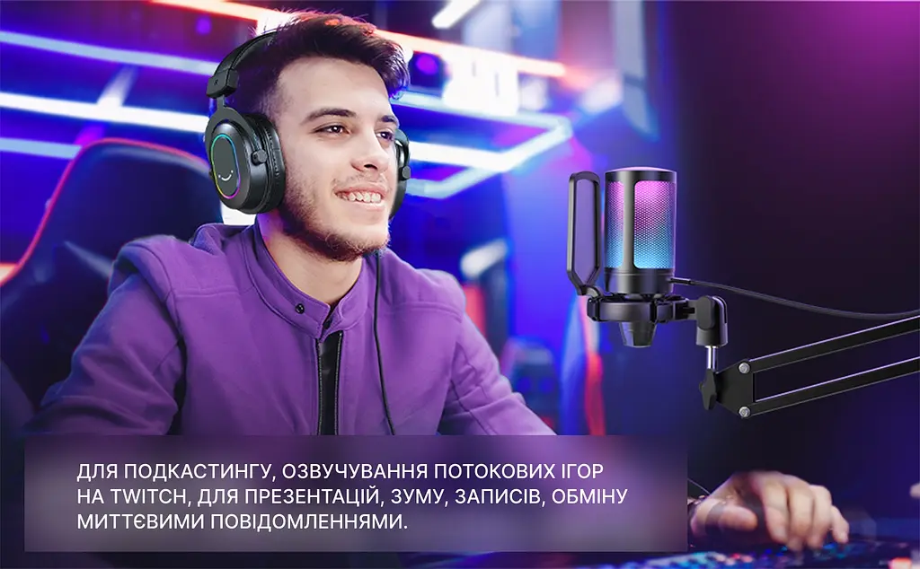 Мікрофон Fifine USB (A6T) - фото 20