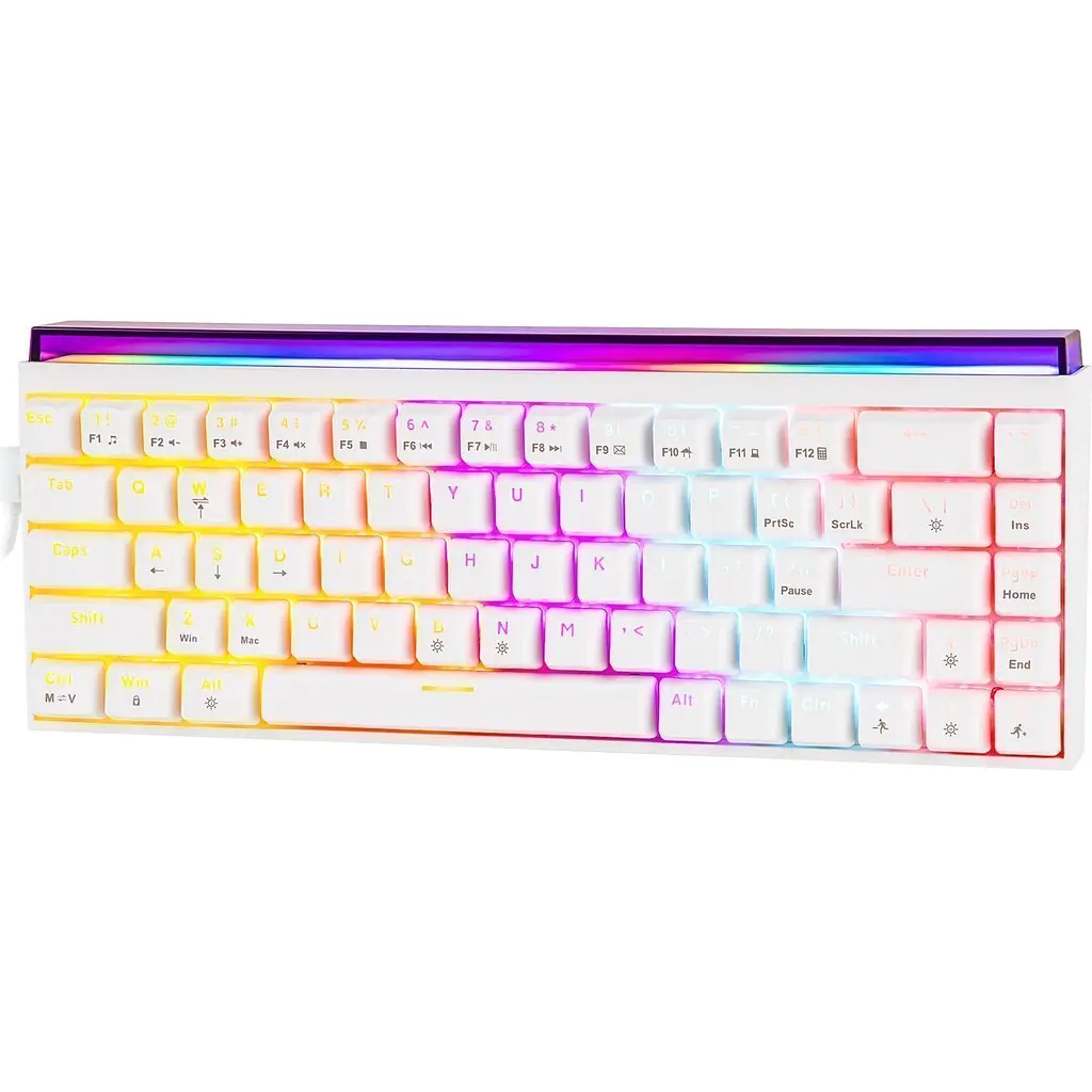 Клавіатура Ajazz NK68 Red Switch UA White (NK68-R-W) [156871] - фото 13