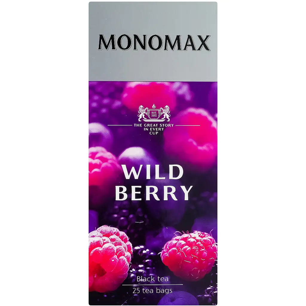 Чай чорний Monomax Wild Berry цейлонський 37.5 г (25 шт. x 1.5 г) - фото 2
