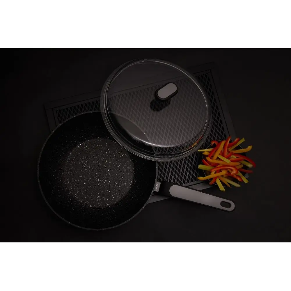 Сковорідка Nois Salto Silver Wok з кришкою 28 см (830904) - фото 7